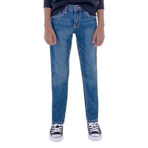 Levis Boys 511 Slim Fit Medium Blue Wash Denim Jeans Sz 16  28 x 28